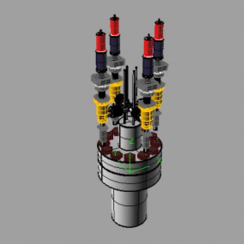 Imagen 3 d de piezas de ingeniería